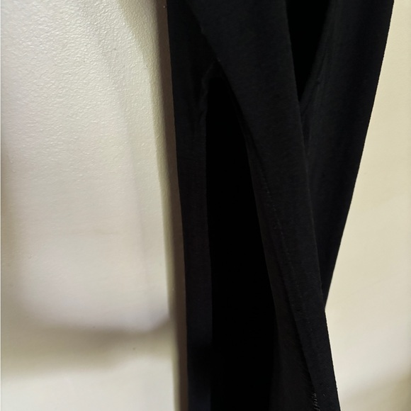 High Slit Sheer Mock Neck Dress with Hood - Picture 4 of 7